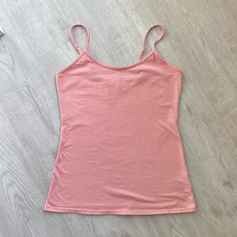 Cotton Pink Camisole with Spagetti Straps Small